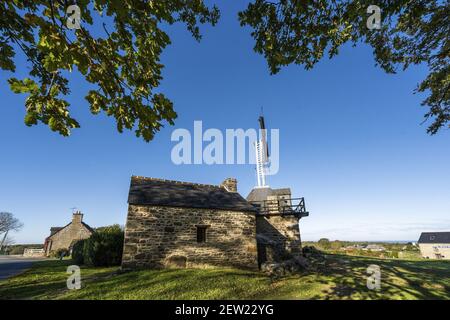 Frankreich, Ille-et-Vilaine, Saint-Marcan, der Tele von Chappe Stockfoto