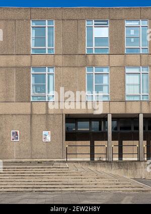 Brutalist Architektur des Vanbrugh College, University of York, Großbritannien Stockfoto