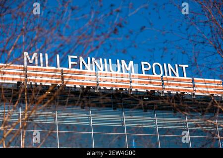 Millennium Point Gebäude, Eastside, Birmingham, Großbritannien 2021 Stockfoto