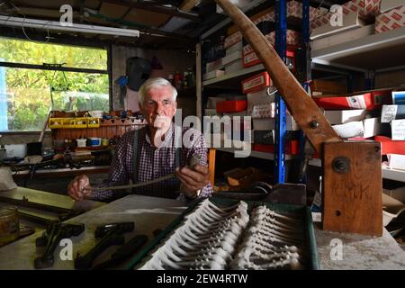 Tonrohr Hersteller Rex Key Stockfoto