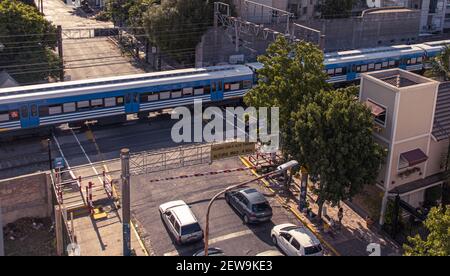 Straßenszene und Architektur aus Buenos Aires, Argentinien oktober 2019 Stockfoto