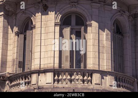 Straßenszene und Architektur aus Buenos Aires, Argentinien oktober 2019 Stockfoto