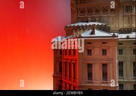 Modell des Palais Garnier Opernhauses in Paris Stockfoto