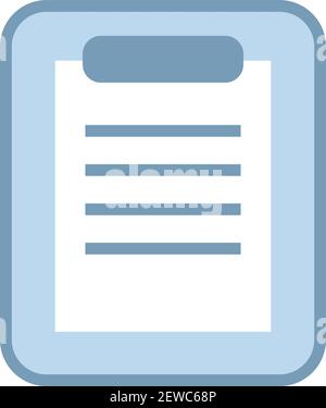 Fragebogen, Illustration, Vektor auf weißem Hintergrund. Stock Vektor