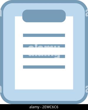 Fragebogen, Illustration, Vektor auf weißem Hintergrund. Stock Vektor