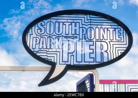 South Pointe Park Pier, Miami, Florida, USA Stockfoto