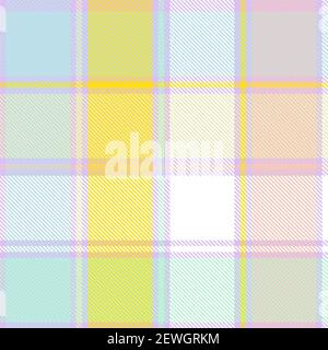 Regenbogen Pastell Plaid nahtlose Muster für Mode-Textilien und Grafiken Stockfoto