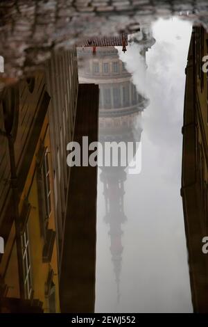 Novara, Italien. März 2021, 03rd. Piemont, Novara. Antonellis Dom und die Basilika San Gaudenzio Kredit: Unabhängige Fotoagentur/Alamy Live Nachrichten Stockfoto