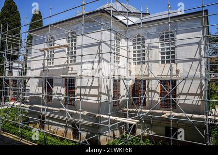 Istanbul, Türkei - 5. Mai 2017: Topkapi - der Hauptpalast des Osmanischen Reiches bis zur Mitte des 19. Jahrhunderts. Stockfoto