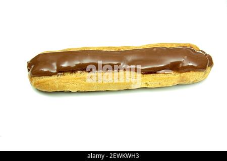 Schokolade Eclair Stockfoto