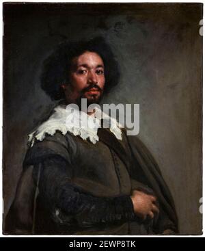 Juan de Pareja (1606–1670), versklavter Assistent des Künstlers, Porträtmalerei von Diego Velazquez, 1650 Stockfoto