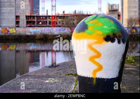 Pamona ehemalige Docks, Salford Quays Stockfoto