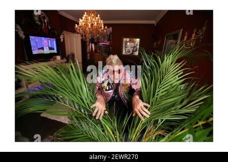 Darren Lyons (Große Bilder) Zu Hause in seinem West-London-Haus Stockfoto