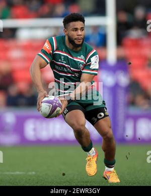 Datei Foto vom 12-01-2020 von Kyle Eastmond, Leicester Tigers. Ausgabedatum: Mittwoch, 3. März 2021. Stockfoto