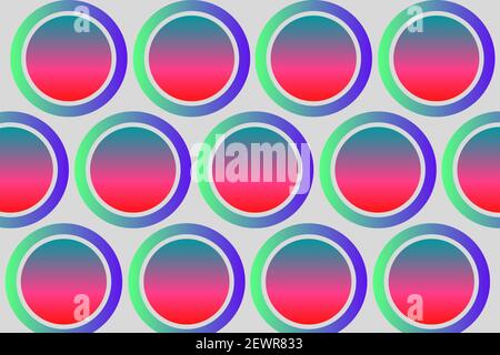 Gradient Kreis abstrakt oder Illustration, Hintergrund, Textur, Kulissen Stockfoto