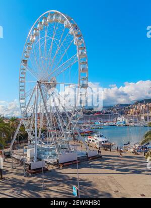 Porto Antico (Alter Hafen), Genua, Ligurien, Italien, Europa Stockfoto