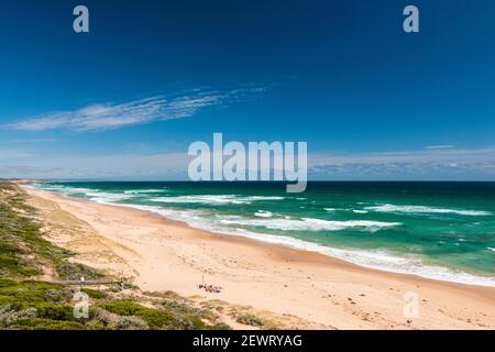 Portsea Back Beach und Southern Ocean, Point Nepean National Park, Portsea, Victoria, Australien, Pazifik Stockfoto