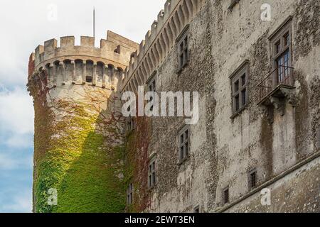 Die Burg Orsini Odescalchi am Bracciano-See, erbaut im 15th. Jahrhundert, Rom, Latium, Italien. Stockfoto