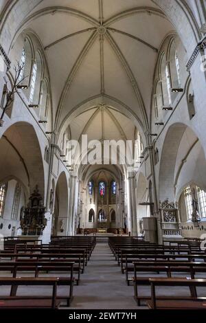 Münster oder St.-Paulus-Dom, innen, Münster, Deutschland Stockfoto