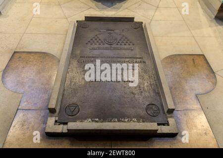 Grab von Clemens August Graf von Galen, Bischof von Münster, Kardinal der römisch-katholischen Kirche, Münster, Paulus Dom, Deutschland Stockfoto