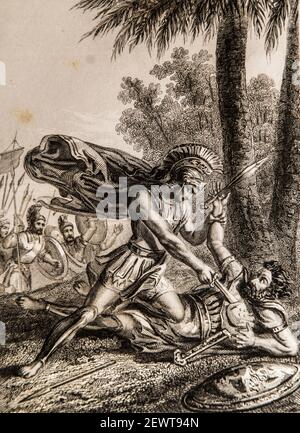 aventure de telemarque par fenelon, editeur belin-leprieur 1844 Stockfoto