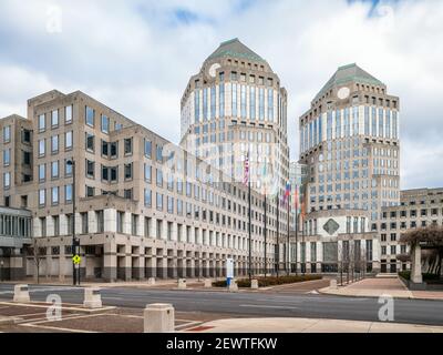 Procter und Gamble Zentrale von Kohn Pedersen Fox entworfen Stockfoto