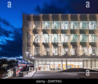 Gardner Neuroscience Institute an der University of Cincinnati, entworfen von Perkins & will Stockfoto