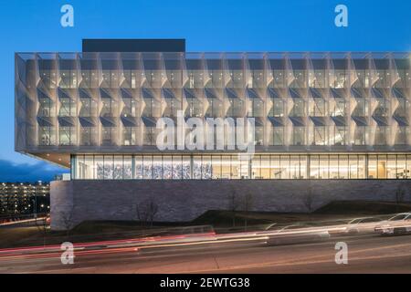 Gardner Neuroscience Institute an der University of Cincinnati, entworfen von Perkins & will Stockfoto