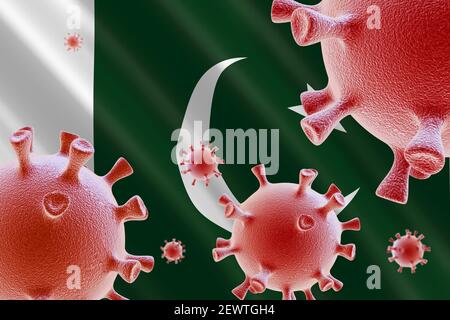 Coronavirus in Pakistan Stockfoto