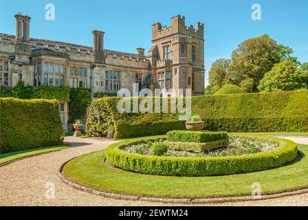 Hauptgebäude von Sudeley Castle in der Nähe von Winchcombe, Gloucestershire, England Stockfoto