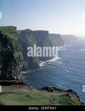 Irland. County Clare. Blick auf die Küste. Cliffs of Moher. Stockfoto