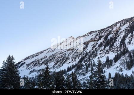 Winter in Amden-Weesen - Leistchamm Schweiz Stockfoto