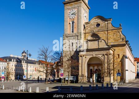 Die Marktkirche Eisenach in Thüringen Stockfoto