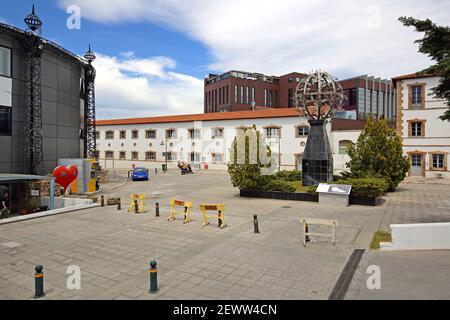 Athen, Griechenland - 02. Mai 2015: Industrielles Museum für Gaslichtskulpturen in Athen, Griechenland. Stockfoto