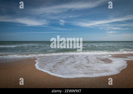 Wunderschöner und natürlicher Floridian Beach Stockfoto