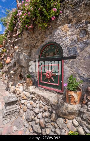 Das Tor zur Geschichte (Puerta de la Historia), Monguí, Boyacá, Kolumbien Stockfoto