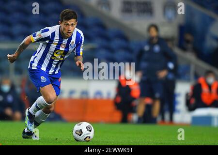 3rd. März 2021; Estadio do Dragao, Porto, Portugal; Taca De Portugal Football, FC Porto gegen Braga; Otávio vom FC Porto Stockfoto