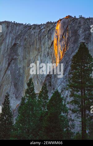 Schachtelhalm Fall im Yosemite National Park Stockfoto