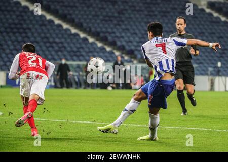 Luis Díaz aus Porto während der Männer Taca de Portugal Spiel zwischen Porto und Braga im Estadio do Dragao no Porto Stockfoto