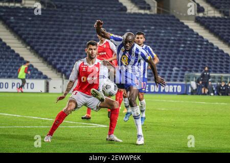 Marega aus porto während des Männer-Spiels Taca de Portugal Zwischen Porto und Braga bei Estadio do Dragao no Porto Stockfoto