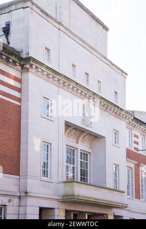 Acton Town Hall Municipal Civic Architecture von Raffles und Gridley Stockfoto