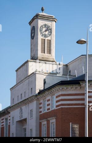 Acton Town Hall Municipal Civic Architecture von Raffles und Gridley Stockfoto