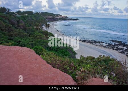 Pipa, tropischer Strandblick, Natal, Brasilien, Südamerika Stockfoto