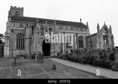 St.-Margarethen Kirche, Cley nächsten Sea, Norfolk Stockfoto