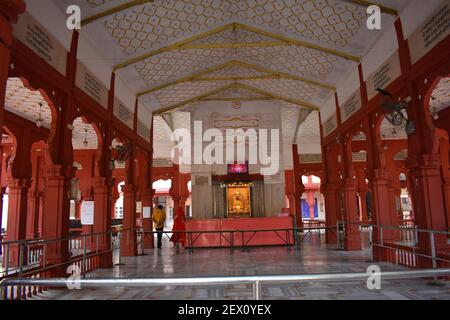 Sarasbaug Siddhivinayak Ganeshji Tempel. Shrimant Sawai Madhavrao Peshwa baute 1784 einen kleinen Tempel in Sarasbaug und installierte das Idol von Shree Si Stockfoto