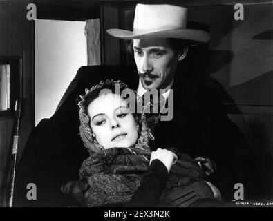 LOUISE PLATT und JOHN CARRADINE in STAGECOACH 1939 Regisseur JOHN FORD Originalgeschichte Ernest Haycox Drehbuch Dudley Nichols Walter Wanger Produktionen / Vereinte Künstler Stockfoto