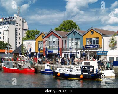 Alter Bach in Rostock Warnemünde, Deutschland Stockfoto