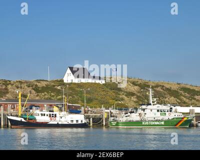 Hafen von Hoernum, Deutschland Stockfoto