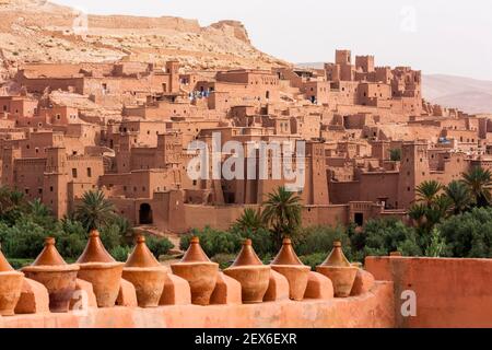 Marokko, Ksar von Ait Benhaddou, Stockfoto