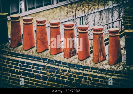 Apartmenthäuser in London Stockfoto